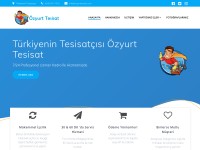 Desktop screenshot for ozyurttesisat.com
