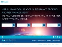 Desktop screenshot for marsh.com