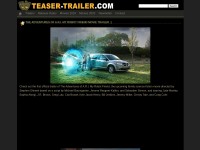 Desktop screenshot for teaser-trailer.com