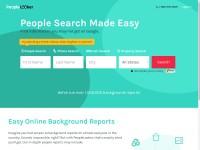 Desktop screenshot for peoplelooker.com
