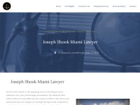 Desktop screenshot for josephshooklaw.com