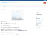 Desktop screenshot for prepaidgiftbalance.site