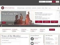 Desktop screenshot for sffirecu.org