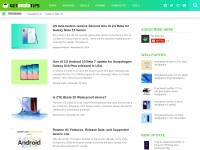 Desktop screenshot for getdroidtips.com