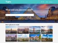 Desktop screenshot for tiqets.com