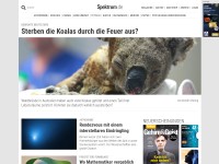 Desktop screenshot for spektrum.de