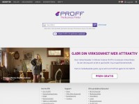 Desktop screenshot for proff.no