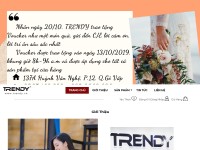 Desktop screenshot for trendy.vn