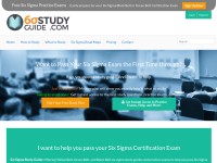 Desktop screenshot for sixsigmastudyguide.com