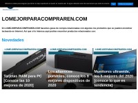 Desktop screenshot for lomejorparacompraren.com