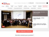 Desktop screenshot for iledefrance.fr