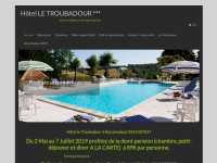 Desktop screenshot for hotel-troubadour.com