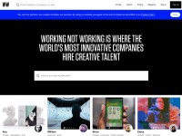 Desktop screenshot for workingnotworking.com