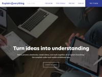 Desktop screenshot for explaineverything.com