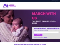 Desktop screenshot for marchforbabies.org