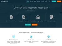 Desktop screenshot for admindroid.com