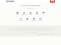 Desktop screenshot for leolist.cc