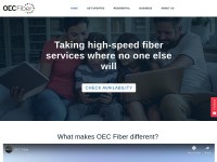 Desktop screenshot for oecfiber.com