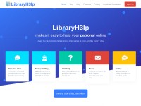 Desktop screenshot for libraryh3lp.com