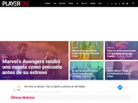 Desktop screenshot for playerone.vg