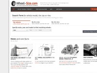 Desktop screenshot for wheel-size.com