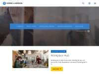 Desktop screenshot for konicaminolta.eu