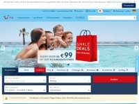 Desktop screenshot for tui.com