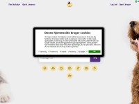 Desktop screenshot for dyreportal.dk