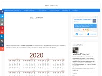 Desktop screenshot for betacalendars.com