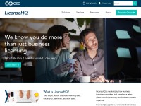 Desktop screenshot for licensehq.com