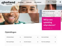 Desktop screenshot for inholland.nl
