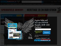 Desktop screenshot for gunsamerica.com