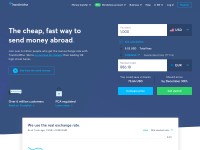 Desktop screenshot for transferwise.com