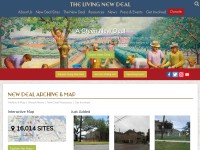 Desktop screenshot for livingnewdeal.org