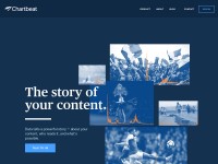 Desktop screenshot for chartbeat.net