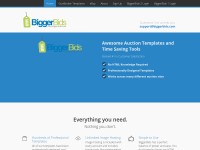 Desktop screenshot for biggerbids.com