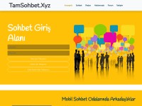 Desktop screenshot for tamsohbet.xyz
