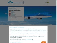 Desktop screenshot for klm.com