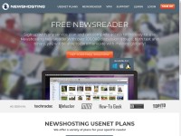 Desktop screenshot for newshosting.com