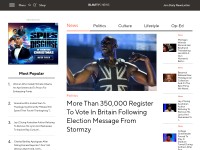 Desktop screenshot for blavity.com