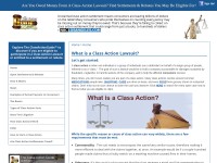 Desktop screenshot for theclassactionguide.com
