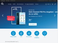Desktop screenshot for o2.de
