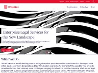 Desktop screenshot for unitedlex.com