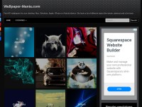 Desktop screenshot for wallpaper-mania.com