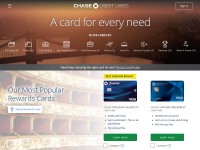 Desktop screenshot for chasecreditcards.com