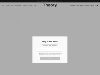 Desktop screenshot for theory.com