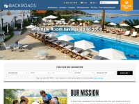 Desktop screenshot for backroads.com