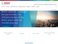Desktop screenshot for boschsecurity.com