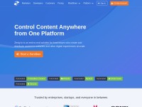 Desktop screenshot for zestyio.com