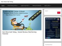 Desktop screenshot for earnmorecashtoday.com